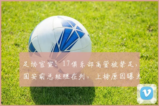 足协官宣！17俱乐部高管被禁足，国安前总经理在列，上榜原因曝光